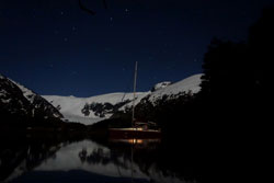 Parc Coloane de nuit - Patagonie Chilienne - Concept Voile